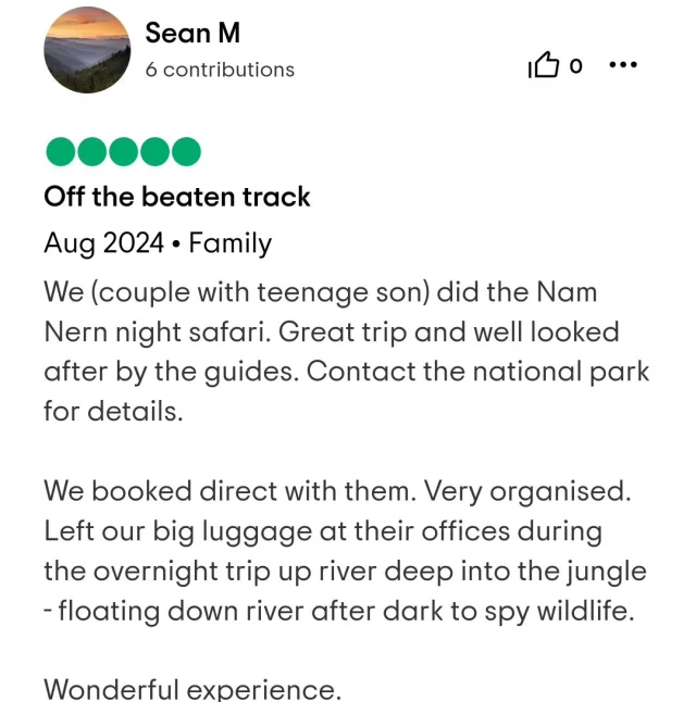 Thank you for visiting @nametphouloueynationalpark  in #Laos! 💚🐾🙏

#namnernnightsafari #laossimplybeautiful #Laos #laopdr #laothiaolao #nametphouloueynationalpark #laonationalparks #conservationlaos #ecotourismlaos #ecotourism #wildlifetours #visitlaos